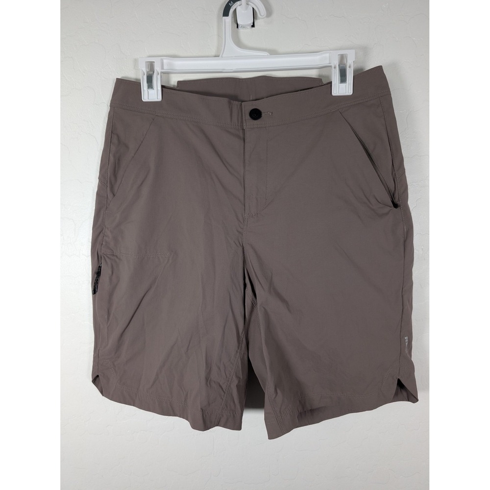 REI Co-op Shorts Mens Small Brown Padded Cycling Lined Adjustable Waist Pockets